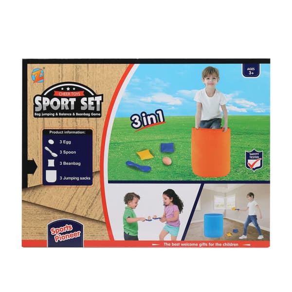 Sæt Bag jumping & Balance & Beanbag Game