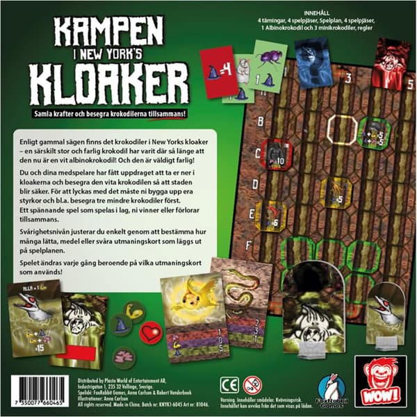 Spel Kampen i New Yorks Kloaker