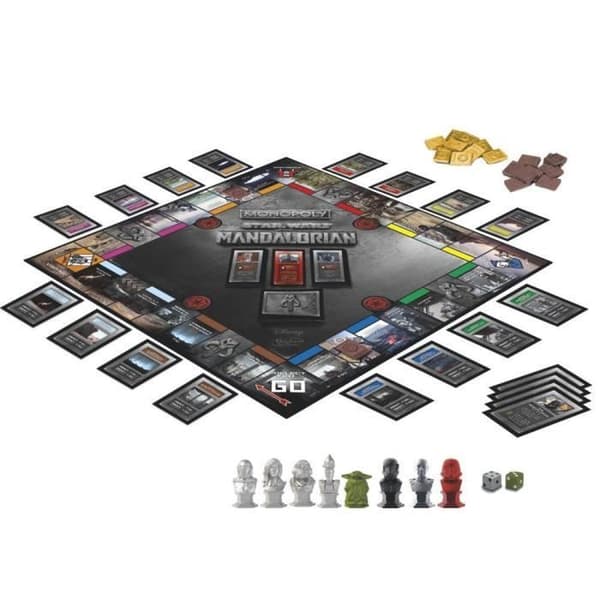Krigsspel - HASBRO - Monopoly Star Wars The Mandalorian Edition - 8 år - Blandat - Brädspel