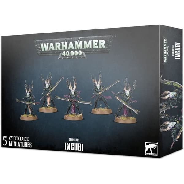 Spelverkstad Warhammer 40k Figur - Drukhari Incubi - Svart
