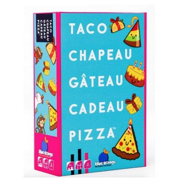 Festspel - BLÅ ORANGE - Taco Hat Cake Pizza Present - Speed - Reflexer - Mat