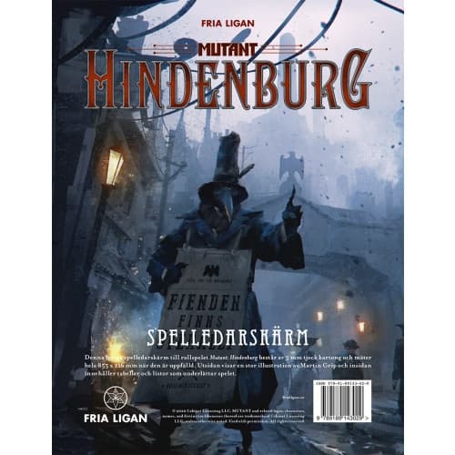 Mutant: Hindenburg. Spelledarskärm