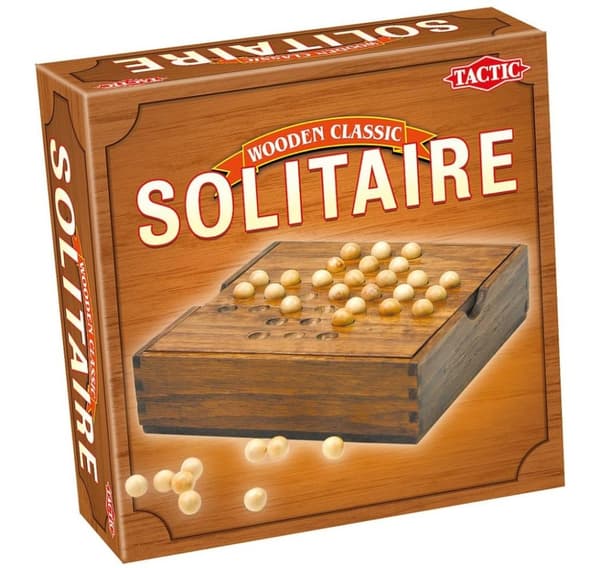 Taktinen lautapeli Solitaire (Solitaire painikkeilla)