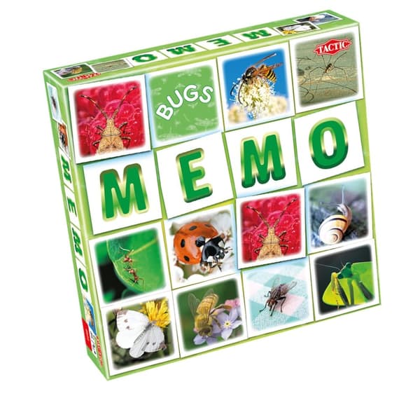 Taktisk brettspill Memo Insects