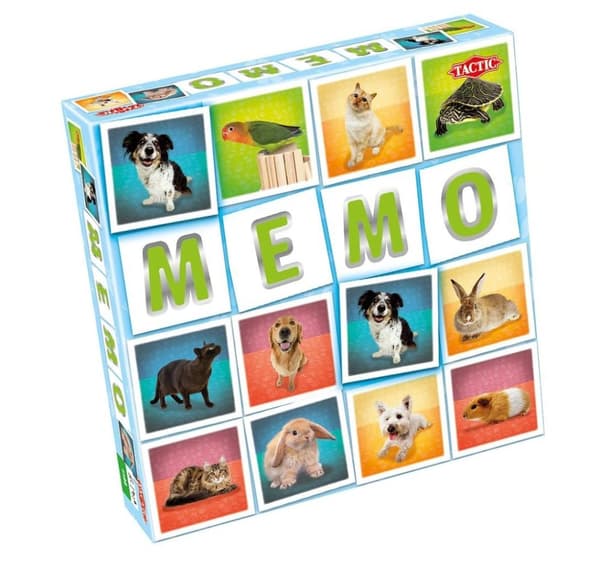 Taktinen lautapeli Memo Animals