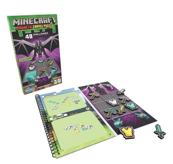 ThinkFun reisespill Magnetisk puslespill Minecraft