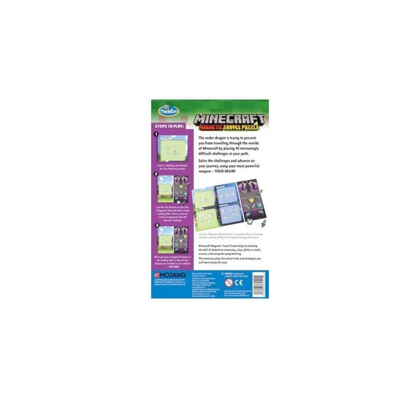 ThinkFun reisespill Magnetisk puslespill Minecraft