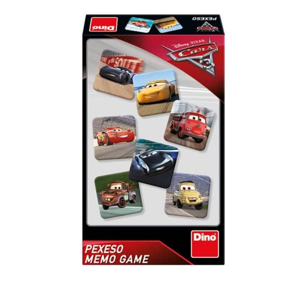 Dino brettspill Memo Cars 3