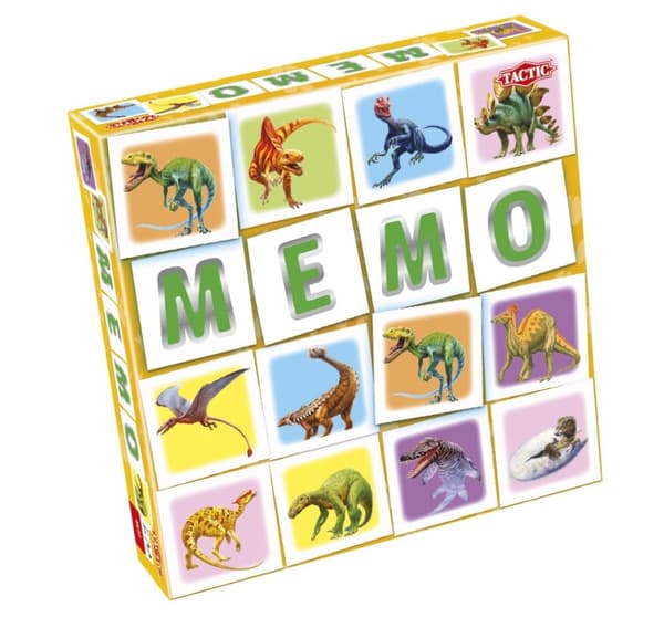 Taktisk brettspill Memo Dinosaurs