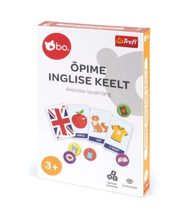 bo. Educational board game "English is fun" (In Estonian lang.)