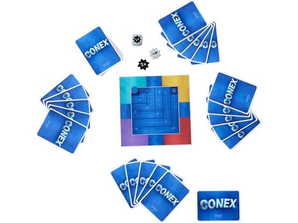 CONEX kortspel - HABA - CONEX modell - Blå - Blandat - Vuxen