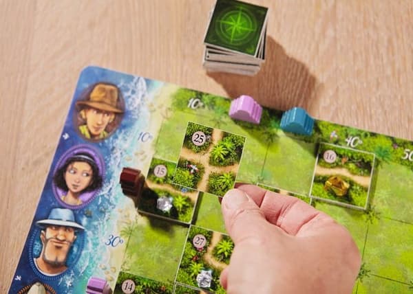 HABA strategispel - Karuba - För barn och vuxna - Hitta de gömda skatterna i djungeln