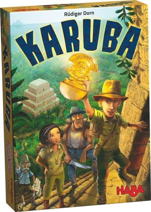 HABA strategispel - Karuba - För barn och vuxna - Hitta de gömda skatterna i djungeln
