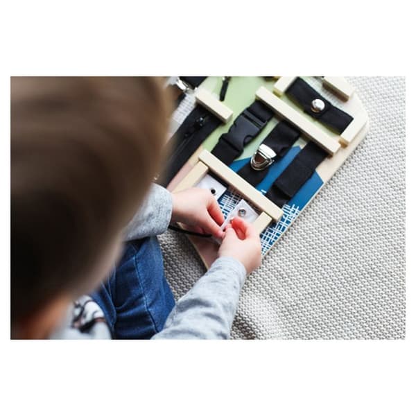 Motorisk tavla Stängningar och fixeringar - Tidiga årsspel - Manipulerande spel - Kuber &amp; aktivitetsbord