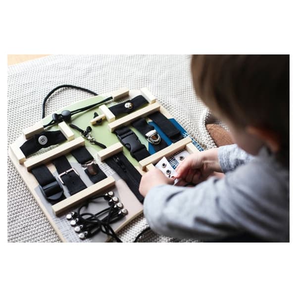 Motorisk tavla Stängningar och fixeringar - Tidiga årsspel - Manipulerande spel - Kuber &amp; aktivitetsbord