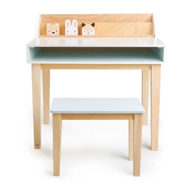 Tender Leaf Toys - Barnskrivbord och stol - DAM