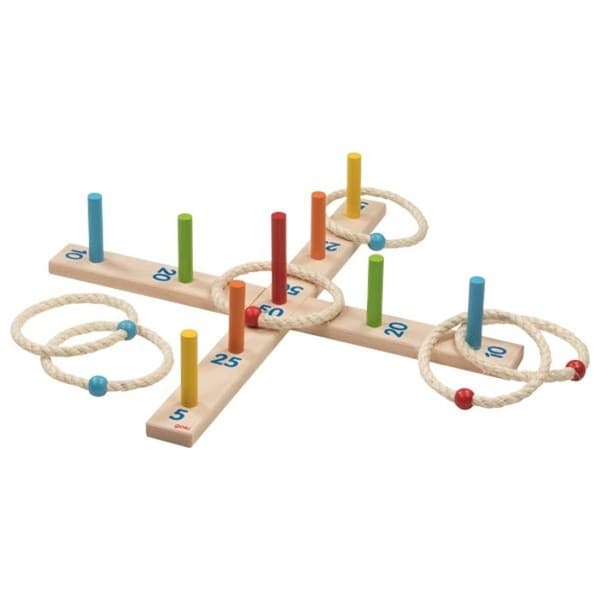 Ringkastningsspel med 6 ringar