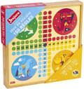 Miniatyrbild 3 av 4: JEUJURA Box med klassiska spel - 150 regler - Träbönder