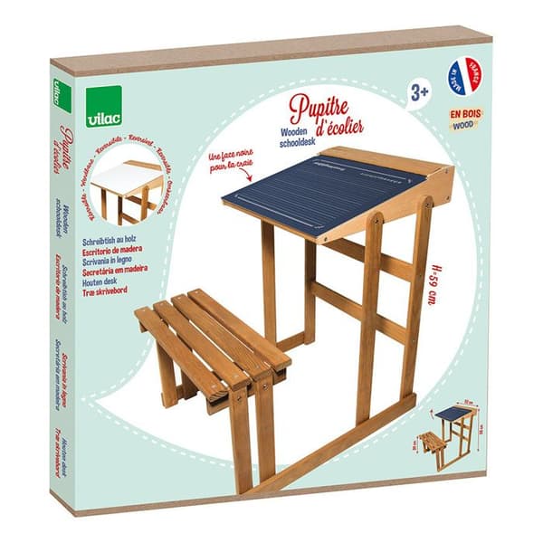 Vilac vintage notställ med vändbar skiffer 3 - 6 år, 6 år och över