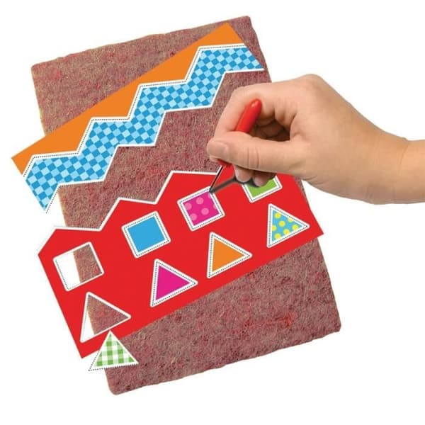 SES CREATIVE Jag lär mig att klippa, göra mosaik och perforera - 3 år gammal - Blandat