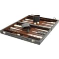 Miniatyrbillede 5 af 5: Backgammon indlagt 35 x 24 cm sort