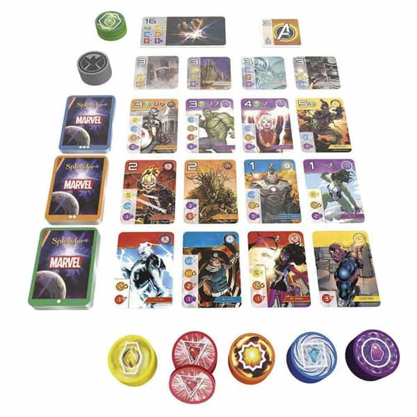 Asmodee Brætspil Splendor Marvel Flerfarvet