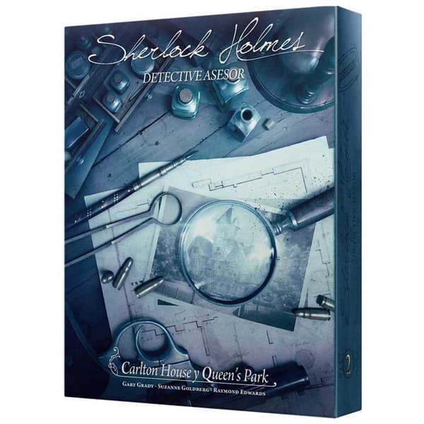 Asmodee Brädspel Sherlock Holmes Carlton House&queen´s Park Flerfärgad