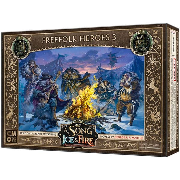 Asmodee Brädspel Canción De Hielo Y Fuego Heroes Del Pueblo Llibre Iii Guld