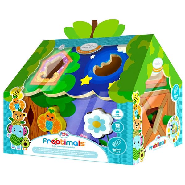 Frootimals Tree House Nestable Shapes Brädspel Guld