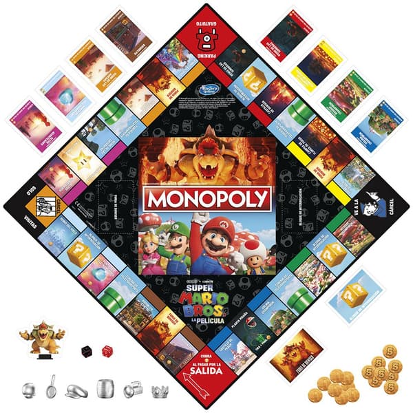 Hasbro Elokuva Lautapeli Monopoly The Super Mario Bros Kultainen