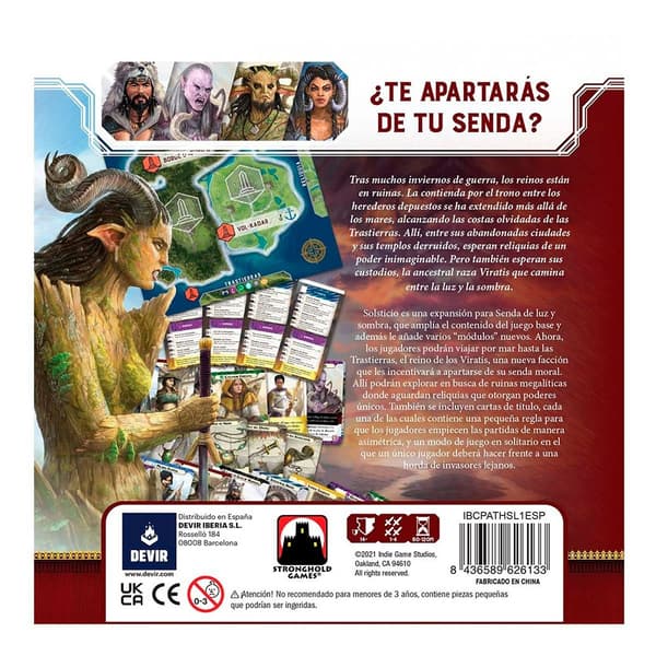 Devir Iberia Light And Shadow Path: Solstice Brädspel Guld