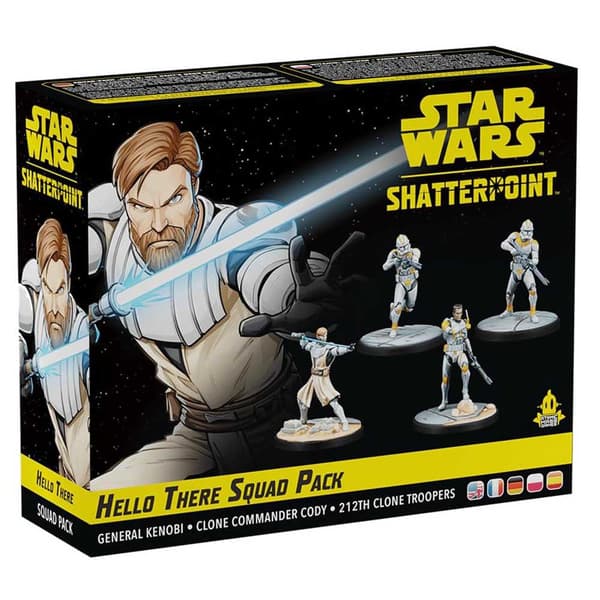 Asmodee Brädspel Star Wars Shatterpoint Hello There General Obi-wan Kenobi Squad Pack Beige