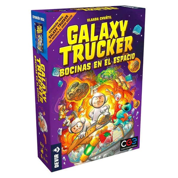 Devir Brætspil Galaxy Trucker Expansión Bocinas En El Espacio Flerfarvet