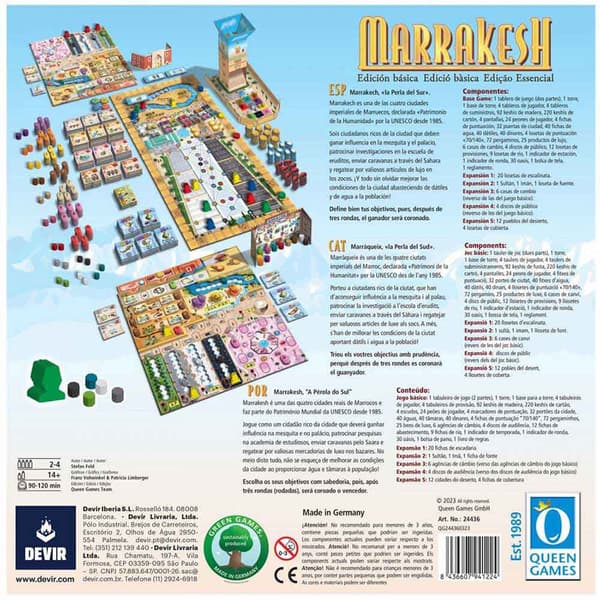 Devir Lautapeli Marrakesh Monivärinen