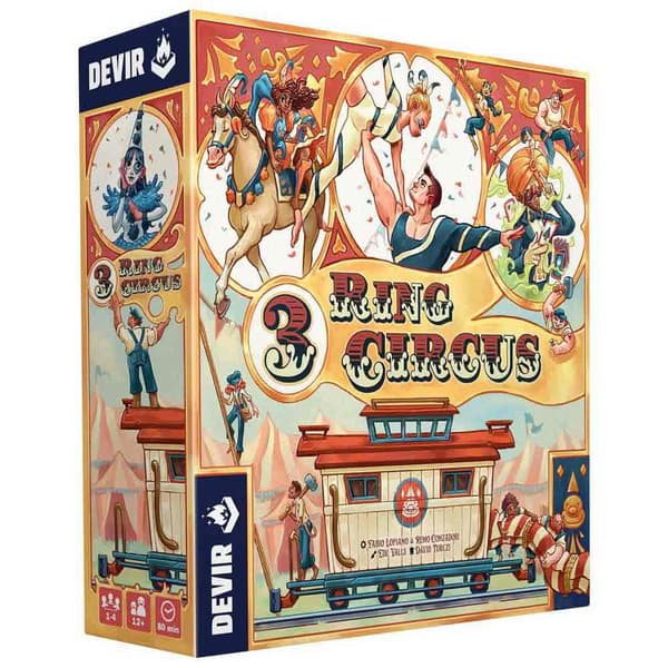 Devir Brætspil 3 Ring Circus Flerfarvet