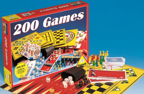 PIATNIK Board game set 200 Games (In Lithuanian lang.)