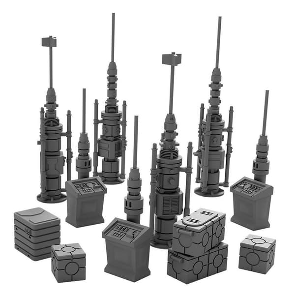 Asmodee Brädspel Star Wars Legion Suministros Prioritarios Grå