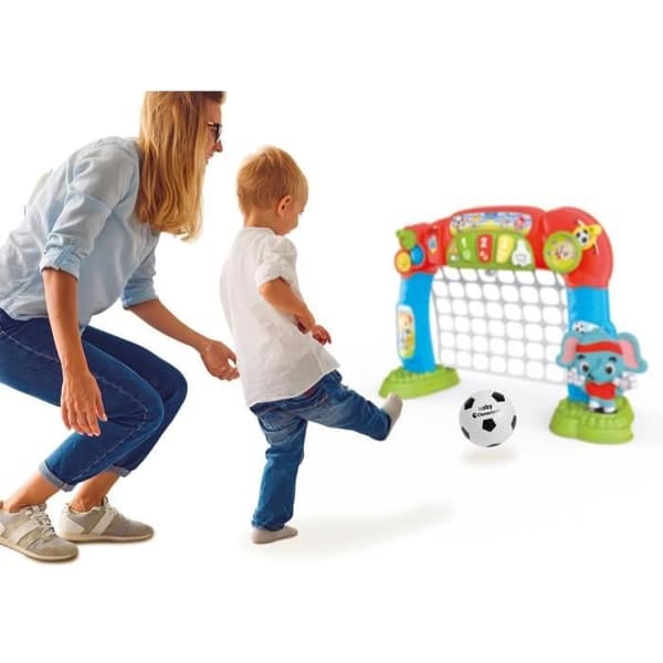 Baby Clementoni - Tigoal, mitt fotbollsmål - Tillverkad i Italien