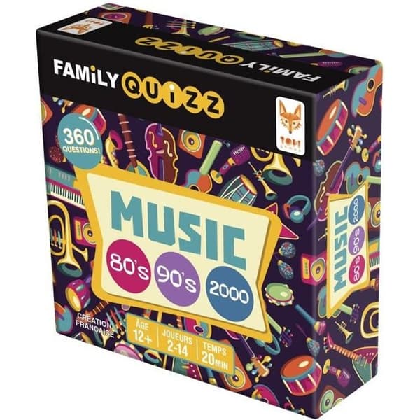 Familjemusik frågesport från 80- och 90-talet - Brädspel - TOPI-SPEL