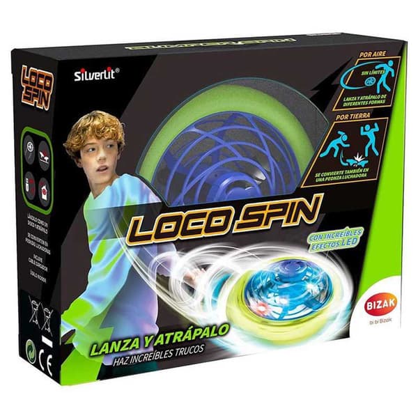 Bizak Brætbrætspil Loco Spin Flerfarvet