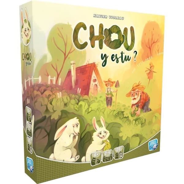 Chou, är du där - Asmodee - Enkelt observations- och strategispel - från 6 år och uppåt