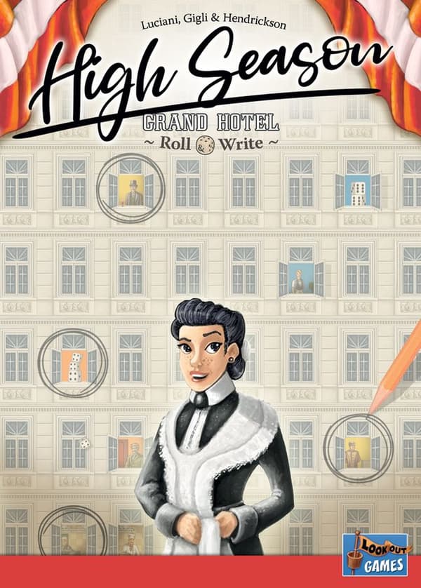 High Season: Grand Hotel Roll & Write - Brettspil