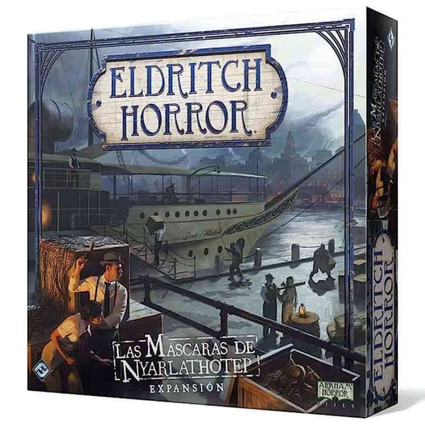 Fantasy Flight Games Brætspil Las Máscaras De Nyarlathotep Søvfarvet