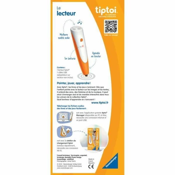 Lærerigt Spil Ravensburger tiptoi® Lecteur 4005556001781 (FR)