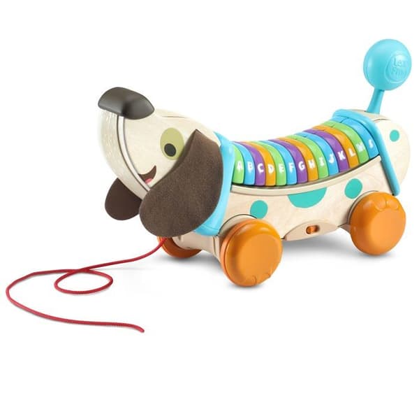 Aktivitetsbord - Vtech aktivitetsleksak - 80-615222 - Ekohund för barn i trä Upptäck bokstäver och sånger,