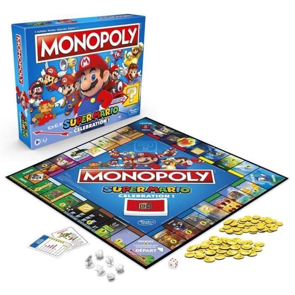 Monopol Super Mario Celebration - Brætspil - Brætspil - Fransk version