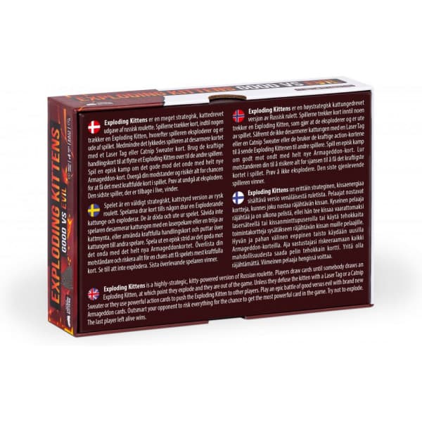 Exploding Kittens Good vs Evil Nordic - kortspil