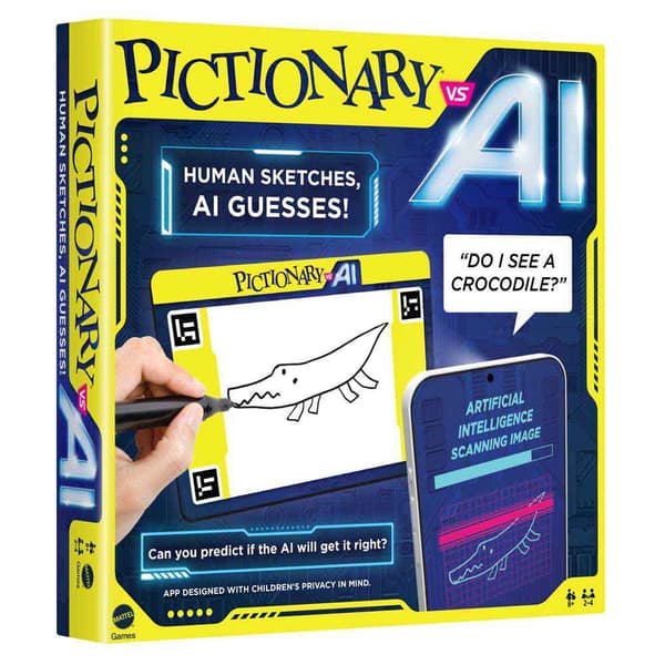 Mattel Games Tekoälyn Lautapeli Pictionary Vs