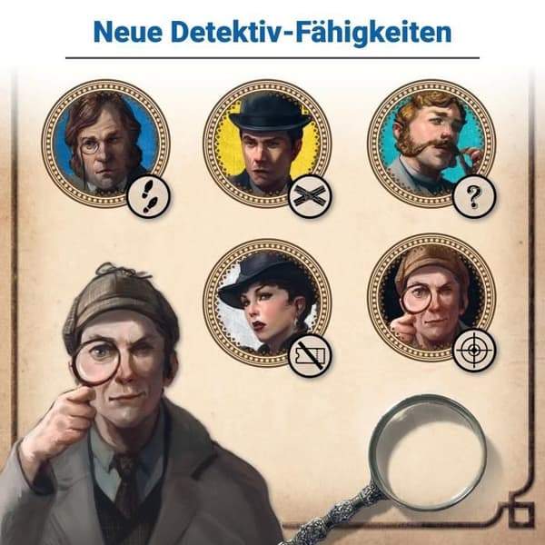 Scotland Yard Sherlock Holmes, familjestrategispel, 10 år, 27344, Ravensburger