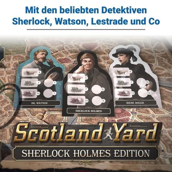 Scotland Yard Sherlock Holmes, familjestrategispel, 10 år, 27344, Ravensburger